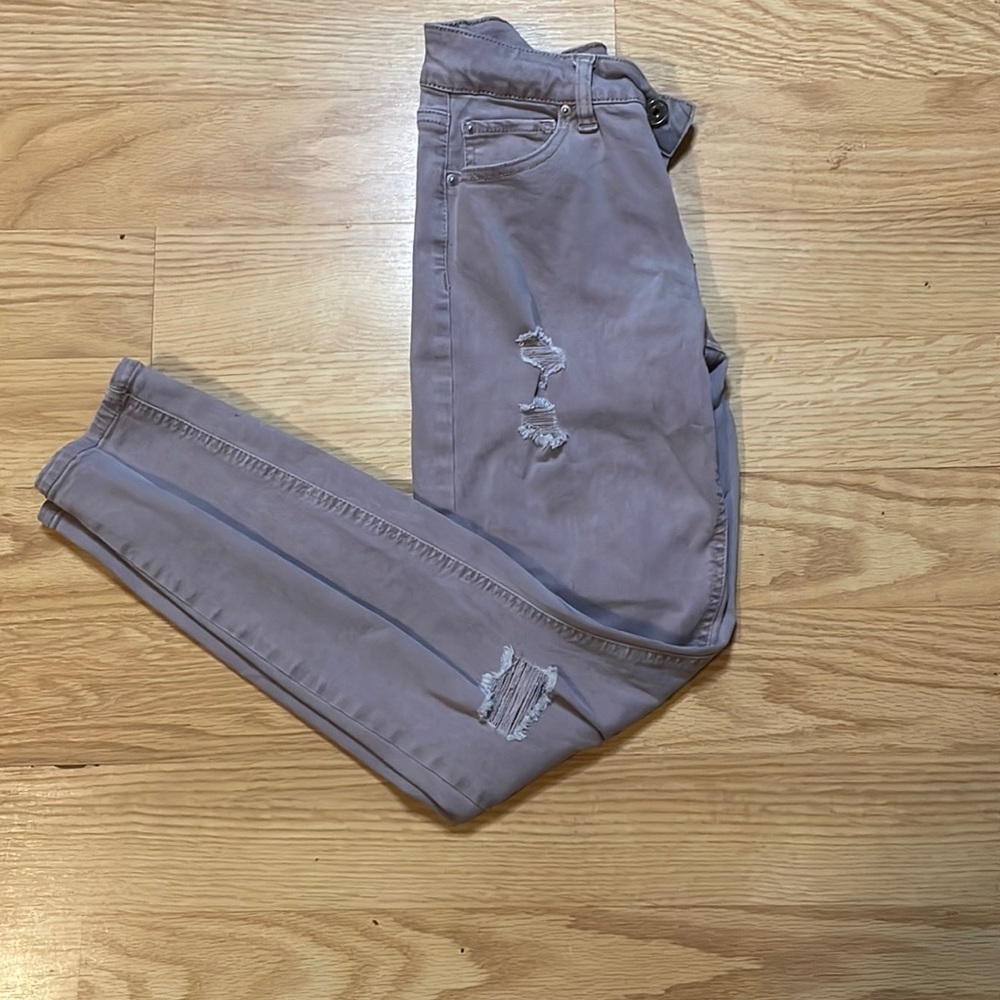 Rue 21 | Ripped Blue Jeans | Purple Pinkish Color | Size: 4